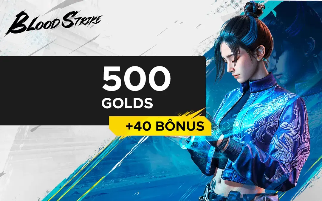 Blood Strike Mobile - 500 Golds + 40 de Bônus