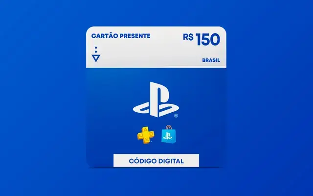 R$150 Gift Card PlayStation Store - Cartão Presente [Exclusivo Brasil]