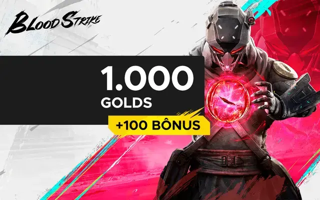 Blood Strike Mobile - 1.000 Golds + 100 de Bônus