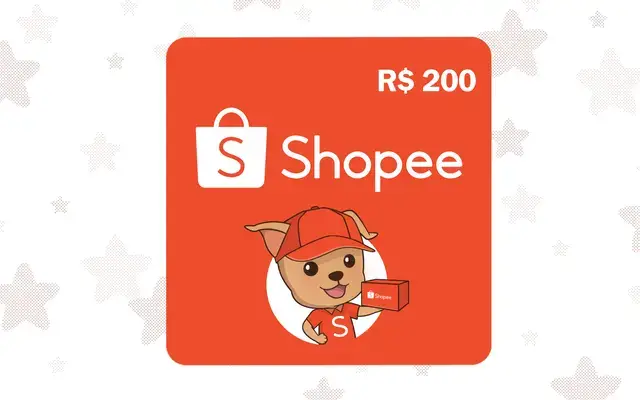 Gift Card Shopee - Vale Presente R$ 200